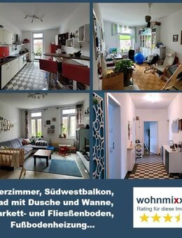 Vierzimmer mit Fußbodenheizung, Bad mit Wanne und Dusche, Balkon... - Chemnitz