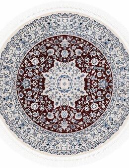 carpetfine Teppich Nain Diane, rund, Höhe: 8 mm, Kurzflorteppich, Orient Look