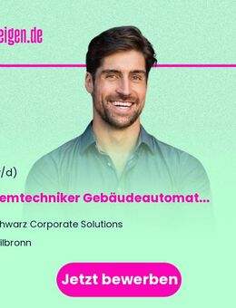 Systemtechniker Gebäudeautomation & Digitalisierung (m/w/d) - Heilbronn