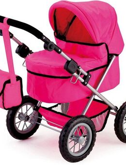 Bayer Puppenwagen Trendy, pink, mit Wickeltasche