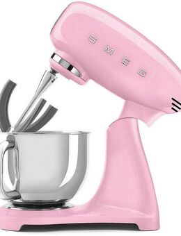 Smeg Küchenmaschine SMF03PKEU Cadillac Pink, 800 W, 4,8 l Schüssel