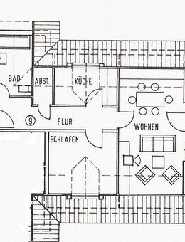 2-Raumwohnung mit Balkon und PKW-Stellplatz - Weimar