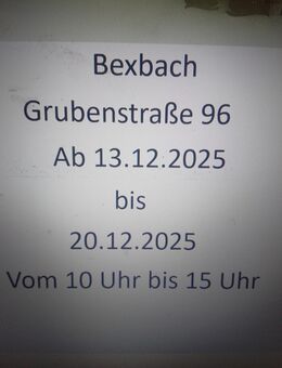 Alles muß raus - Bexbach