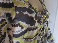 NEU * Funkelnde * Strass * Kristalle * Steine * Punkte * Polka Dots * Tupfen * Baby Doll * Retro- Style * Bodycon * Strech Kleid "Boden" Gr. 36- 38/ S * grün- Töne * bunt * - Riedlingen