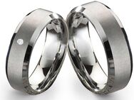 Partnerringe Wolframringe PW100 mit Zirkonia - Aholming