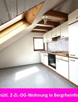 gemütliche 2-Zi.-Dachgeschosswohnung in Bergrheinfeld zu vermieten - Bergrheinfeld
