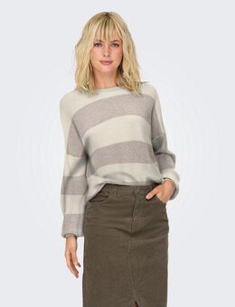 ONLY Strickpullover ONLATIA L/S STRIPE PULLOVER KNT NOOS