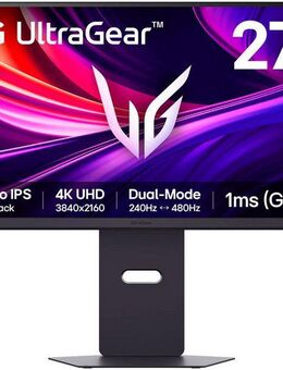 LG 27G850A Gaming-LED-Monitor (68 cm/27 ", 3840 x 2160 px, 4K Ultra HD, 1 ms Reaktionszeit, 480 Hz, IPS)