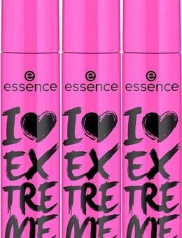 Essence Mascara I LOVE EXTREME crazy volume mascara, 3-tlg., mit cremiger Textur