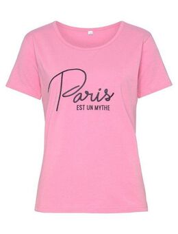 Vivance Kurzarmshirt T-Shirt mit Stickerei, Loungewear