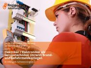 Elektriker / Elektroniker als Servicetechniker (m/w/d) Brand- und Gefahrmeldeanlagen - Villingen-Schwenningen
