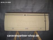 Knaus Wohnwagen Gaskastendeckel 160 x 62 gebraucht mit Schiene - Schotten Zentrum