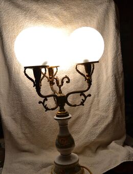 Vintage Porzelan Tischlampe - Duisburg