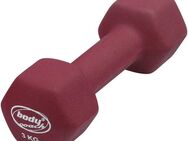 body coach Kurzhantel Neopren-Hantel für Fitness & Gymnastik, rutschfest, eckige Form, vielseitig nutzbar