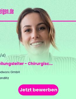 Abteilungsleiter (w/m/d) - Chirurgische Instrumente - Wandlitz