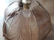 Glaslampe Holz mit Rauchglas - Friedberg