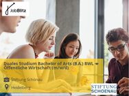 Duales Studium Bachelor of Arts (B.A.) BWL  Öffentliche Wirtschaft (m/w/d) - Heidelberg