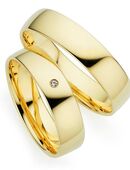 Phönix Trauring Schmuck Partnerring Ehering Verlobungsring Freundschaftsring, Made in Germany - wahlweise mit oder ohne Brillant in 00000