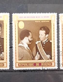 Burundi 1970 Visit of King Baudouin Satz komplett gestempelt - Görlitz