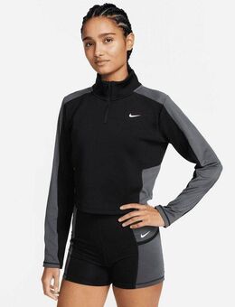 Nike Trainingsshirt Dri-FIT Femme Women's Half-Zip Long Sleeve Cropped Top