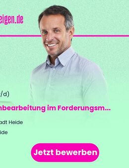 Sachbearbeitung im Forderungsmanagement / Vollstreckungsinnendienst (m/w/d) - Heide