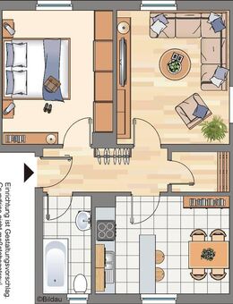 2-Zimmer-Wohnung in Marl Hüls - Marl (Nordrhein-Westfalen)