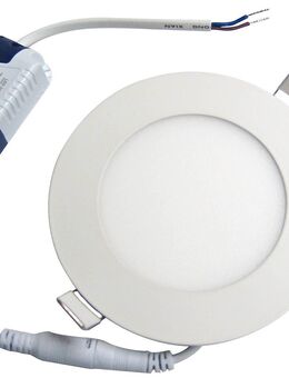 LED Einbau Panel rund - Ø 225 mm, 18W, 4000K (L 53735-2) - 20 Stück im Karton - Polch