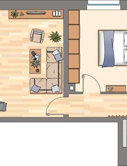 Demnächst frei! 2-Zimmer-Wohnung in Flensburg Mürwik - Flensburg