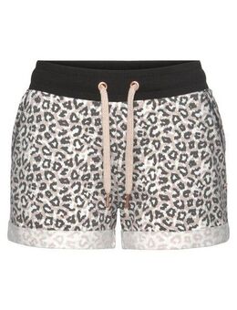 LASCANA Shorts mit Rippbündchen und Umschlagsaum, Loungewear
