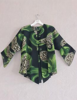Sandra Schöne Damen Stylische Bluse Tunika Gr. L Buntfarbe - Geseke