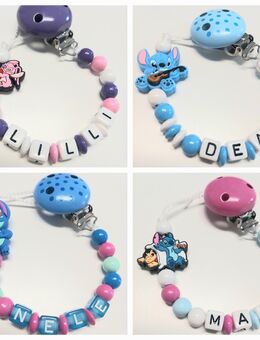 Schnullerkette mit Name🍼Lilo und Stitch🍼Mädchen 🍼 Junge - Stadtlohn