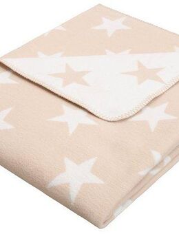 Wohndecke Adina, Lüttenhütt, mit tollen Sternen, Kuscheldecke, 180 x 140 cm (Länge x Breite)