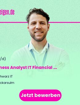 Business Analyst IT Financial Management Tools (w/m/d) - Neckarsulm