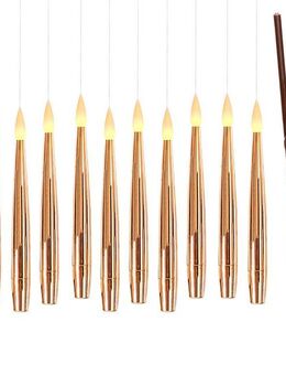 my home LED Dekolicht 10 Schwebende LED Tafelkerze mit Zauberstab Noaro, LED fest integriert, Warmweiß, mit Zauberstab als Fernbedienung