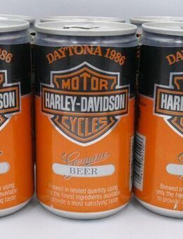 Harley-Davidson Beer Bierdose Daytona Bike Week 1986 Sammlerstücke - ungeöffnet - Radolfzell (Bodensee) Zentrum