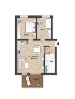 3 Zimmer, Neubau, Erstbezug- Top-Ausstattung mit Küche - Bamberg
