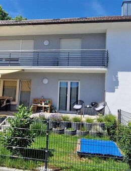 Sonnendurchflutete Erdgeschosswohnung mit großer Südterrasse und Garten!!! - Plattling