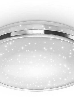 B.K.Licht LED Deckenleuchte, LED fest integriert, Neutralweiß, Deckenlampe mit Sternendekor, 15W LED Platine 1500lm, neutralweiß