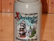 Aldersbacher Bier Bierkrug Steinzeug Steingut Keramik 1,0 L rastal neuwertig - Borken