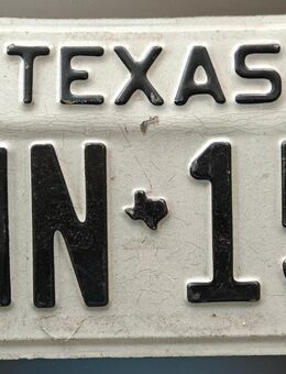 USA TEXAS Nummerschild Kennzeichen Vehicle License Plate - Berlin Reinickendorf