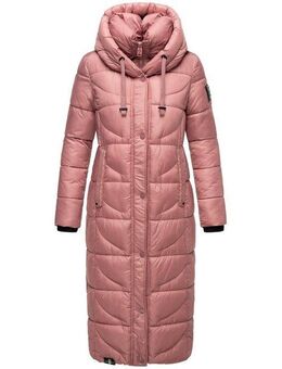 Navahoo Steppmantel Waffelchen Wintermantel mit Gehschlitzen und Kapuze