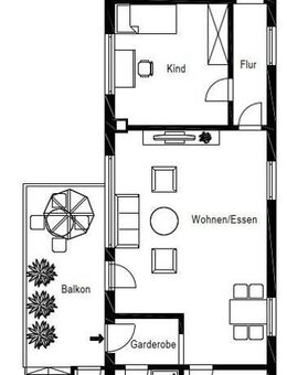 Großzügige 3 Zimmer Wohnung in Bahnhofsnähe - Sulzfeld (Baden-Württemberg)