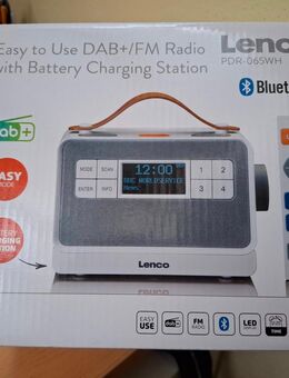 Lenco PDR-065WH Seniorenradio DAB+/UKW, Weiß, mit großen Tasten - Eltville (Rhein)