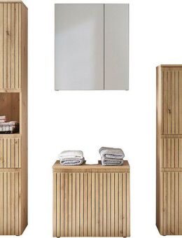 BASIC by Balculina Badmöbel-Set Austin, (4-St), Gesamtbreite 200 cm, 4-tlg., Soft-Close-Funktion