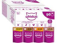 Jumbopack Whiskas 1+ Adult Frischebeutel 96 x 85 g - Geflügelauswahl in Gelee