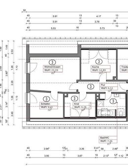 Helle 3 Zimmer Wohnung auf 70 m² im Dachgeschoss eines drei Parteienhaus in Weiden Ost zu verkaufen - Weiden (Oberpfalz)