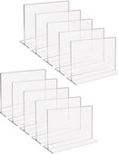 HMF 10x Acryl Tischaufsteller gerade DIN A5 Querformat #46924 in 75217