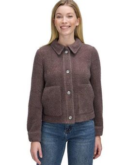 Cartoon Jackenblazer Cartoon Damen Casual-Jacke mit aufgesetzten Taschen