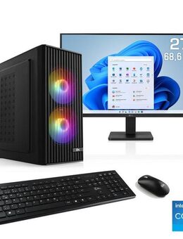 CSL Spectrum V25101 PC-Komplettsystem (27", Intel® Core i5 12400, 16 GB RAM, 1000 GB SSD)