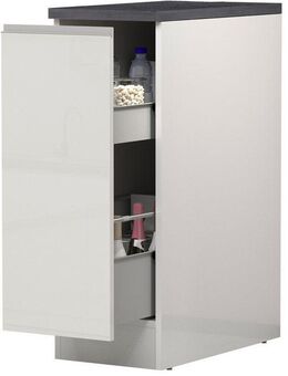 KOCHSTATION Apothekerschrank KS-Sole,Apothekerkommode Breite/Höhe 30/85 cm, Anbau-und Unterbau möglich